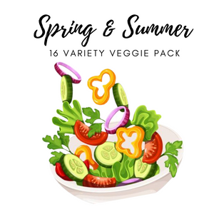 Spring & Summer Seed Bulk Pack - 16 Varieties