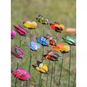 10pcs Butterfly Decorative Garden Stake