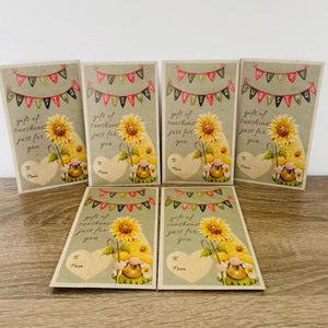 Christmas Seed Gift - Gift Tag - Stocking Filler - Christmas Gift - Sunflower Seeds