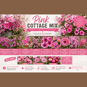 Pink Cottage Seed Mix