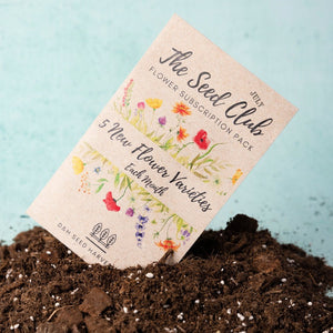 2 years PREPAID ~ The Seed Club *Flower Garden* Monthly Seed Subscription