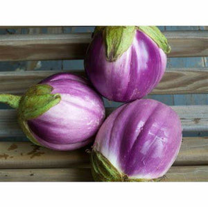 Eggplant Heirloom 'Rosa Bianca' Seeds