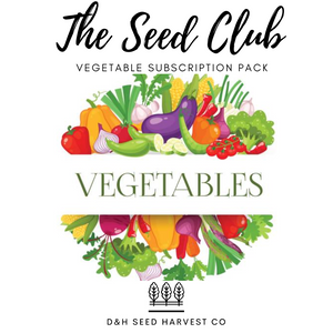 12 Months PREPAID ~ The Seed Club *Vegetable* Monthly Seed Subscription