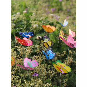 10pcs Butterfly Decorative Garden Stake