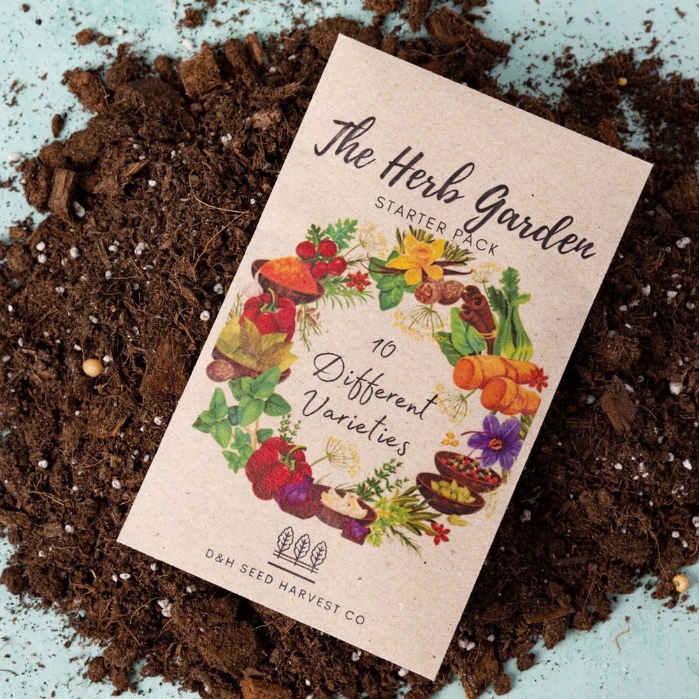 Herb Garden Starter Bulk Pack 10x Individual Seed Packets D H Seed Herb garden starter bulk pack 10x individual seed packets d h seed
